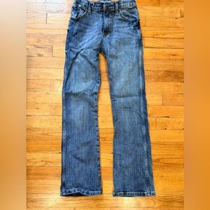 2 pair of Wrangler Retro Boys 14 Slim (1 slim boot fit and 1 relaxed boot fit)